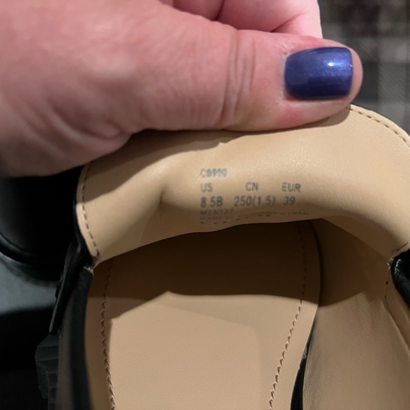 BNIB Coach Leah Loafer in Black leather size 8.5 - Picture 6 of 9